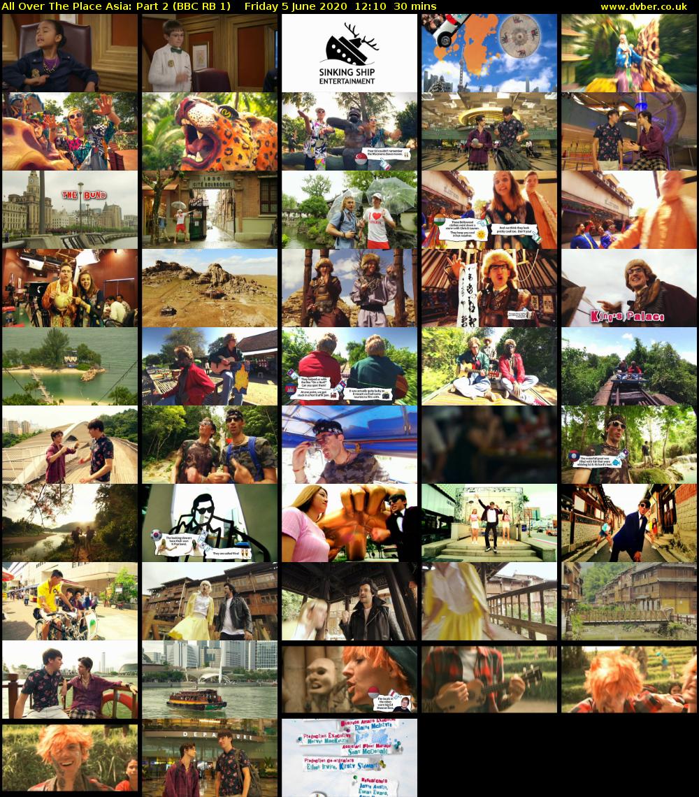 All Over The Place Asia: Part 2 (BBC RB 1) Friday 5 June 2020 12:10 - 12:40