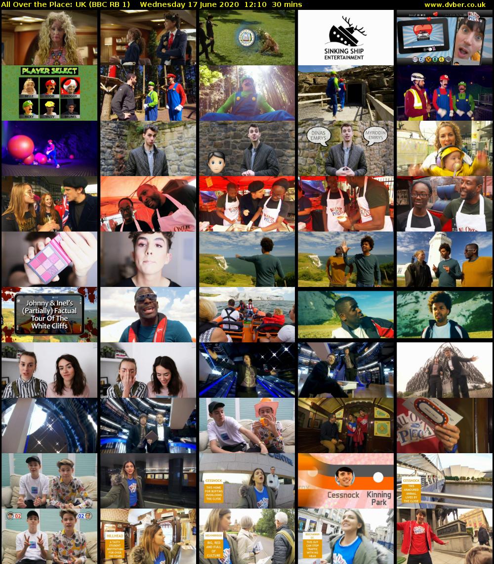 All Over the Place: UK (BBC RB 1) Wednesday 17 June 2020 12:10 - 12:40