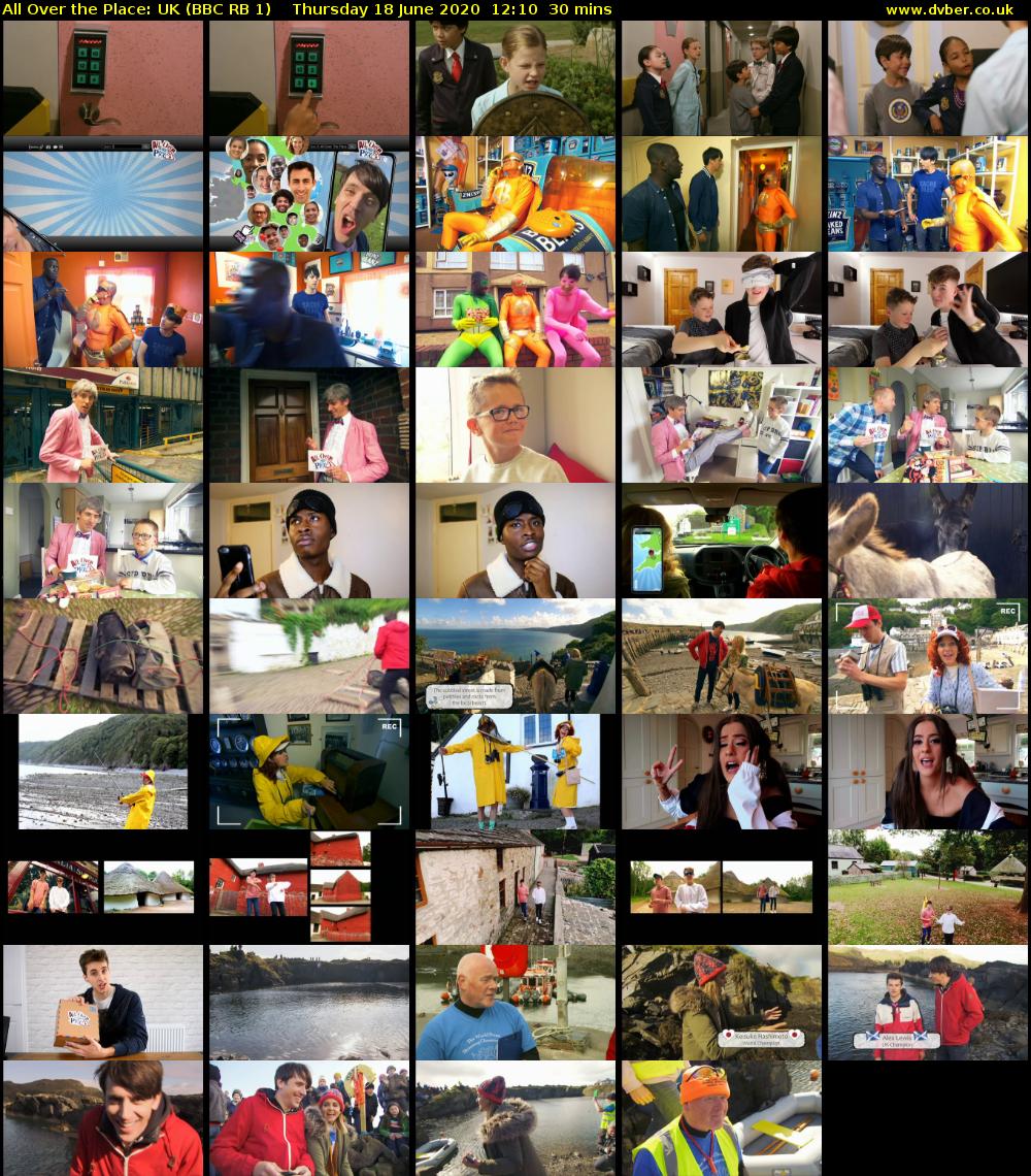 All Over the Place: UK (BBC RB 1) Thursday 18 June 2020 12:10 - 12:40
