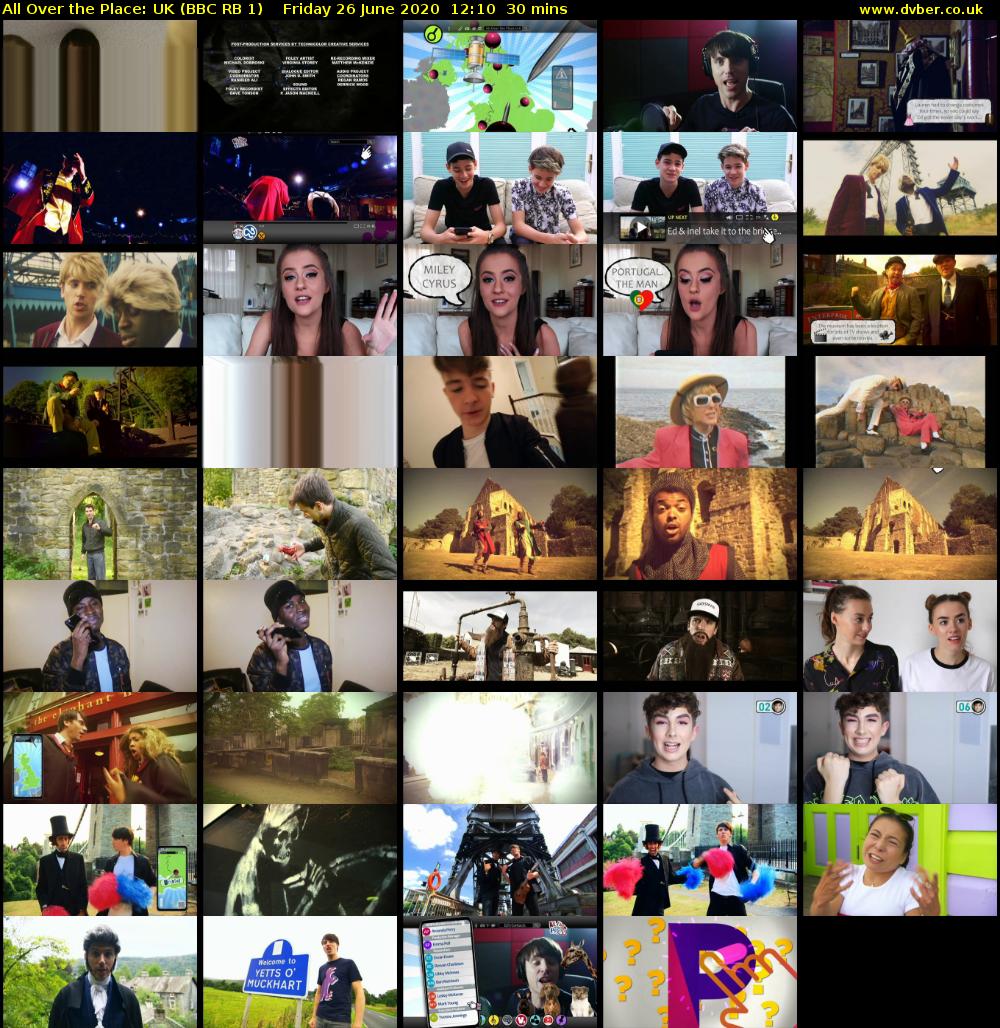 All Over the Place: UK (BBC RB 1) Friday 26 June 2020 12:10 - 12:40