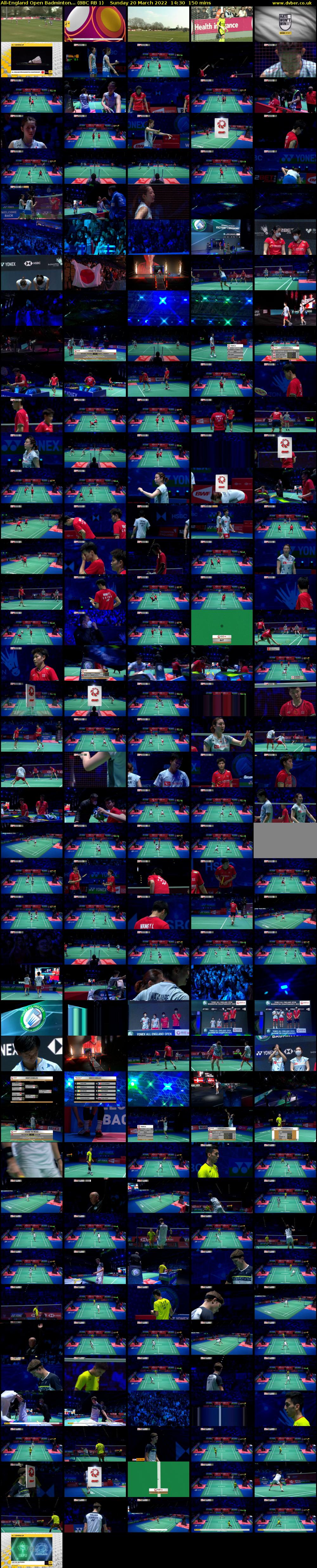 All-England Open Badminton... (BBC RB 1) Sunday 20 March 2022 14:30 - 17:00
