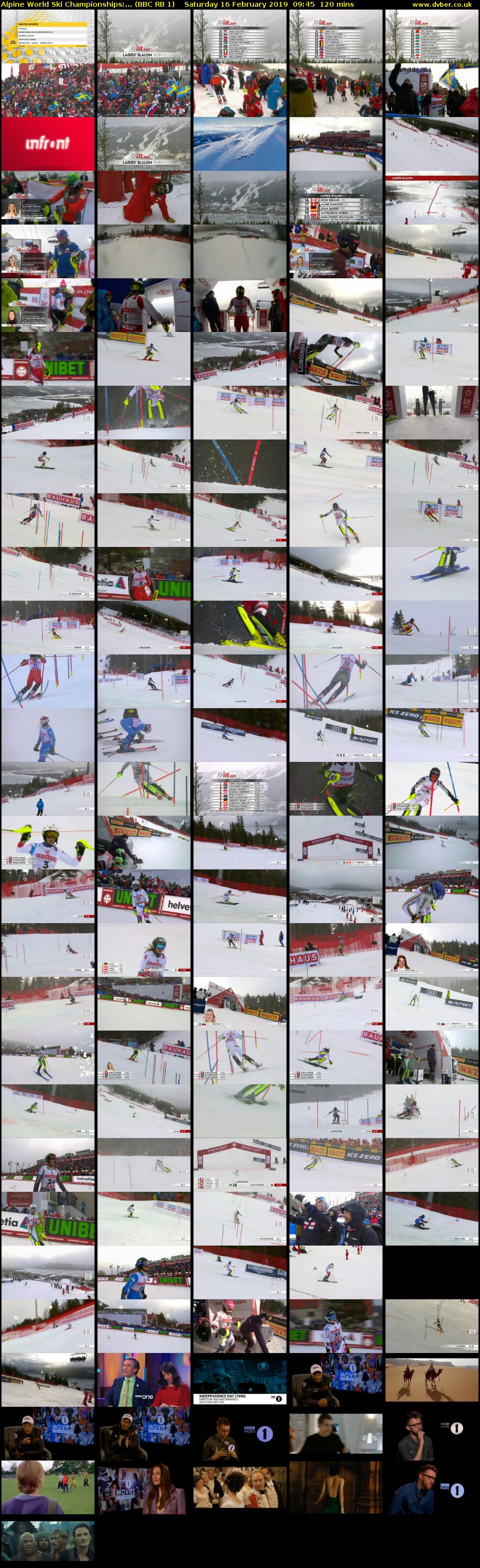 Alpine World Ski Championships:... (BBC RB 1) Saturday 16 February 2019 09:45 - 11:45