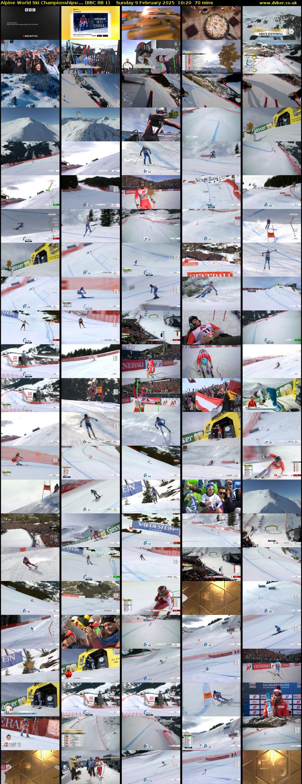Alpine World Ski Championships:... (BBC RB 1) Sunday 9 February 2025 10:20 - 11:30