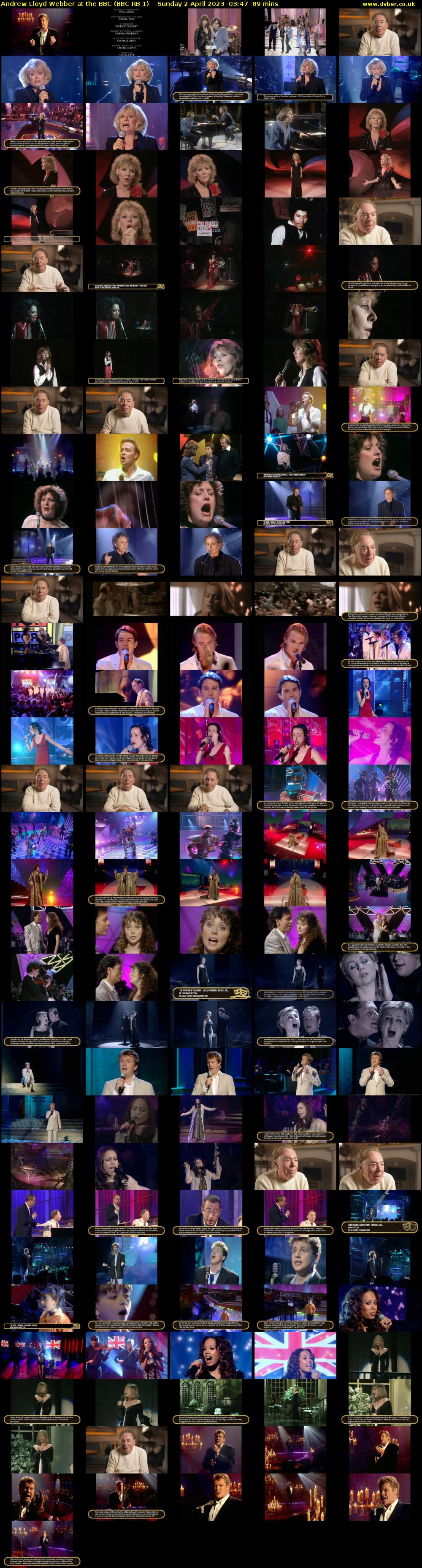 Andrew Lloyd Webber at the BBC (BBC RB 1) Sunday 2 April 2023 03:47 - 05:16