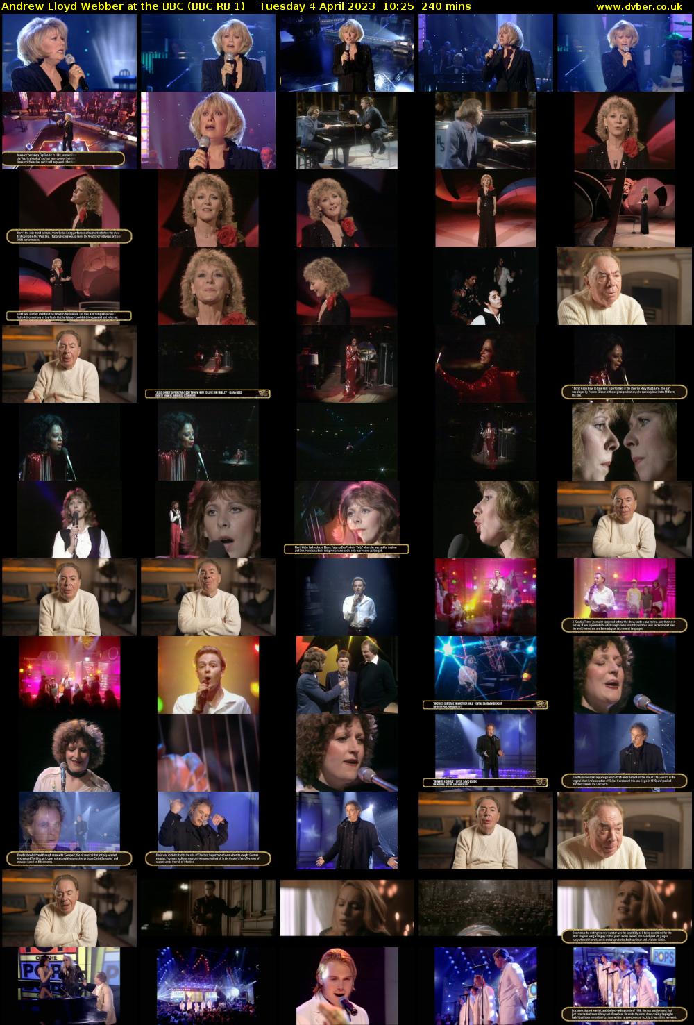 Andrew Lloyd Webber at the BBC (BBC RB 1) Tuesday 4 April 2023 10:25 - 14:25