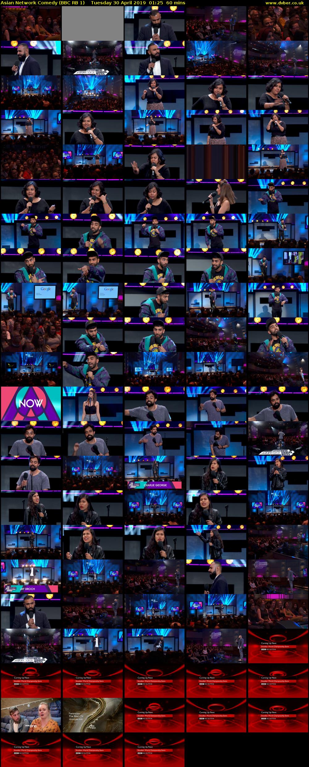 Asian Network Comedy (BBC RB 1) Tuesday 30 April 2019 01:25 - 02:25
