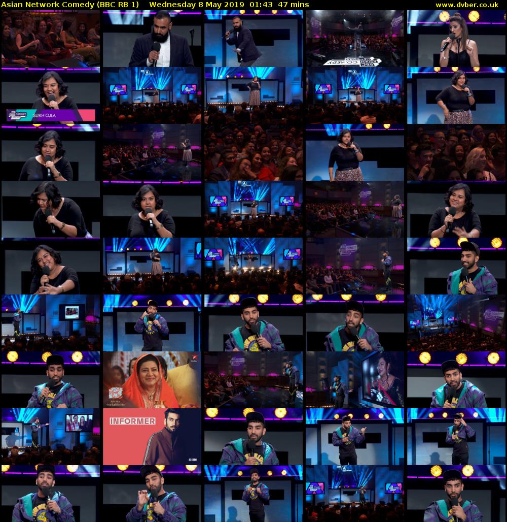 Asian Network Comedy (BBC RB 1) Wednesday 8 May 2019 01:43 - 02:30