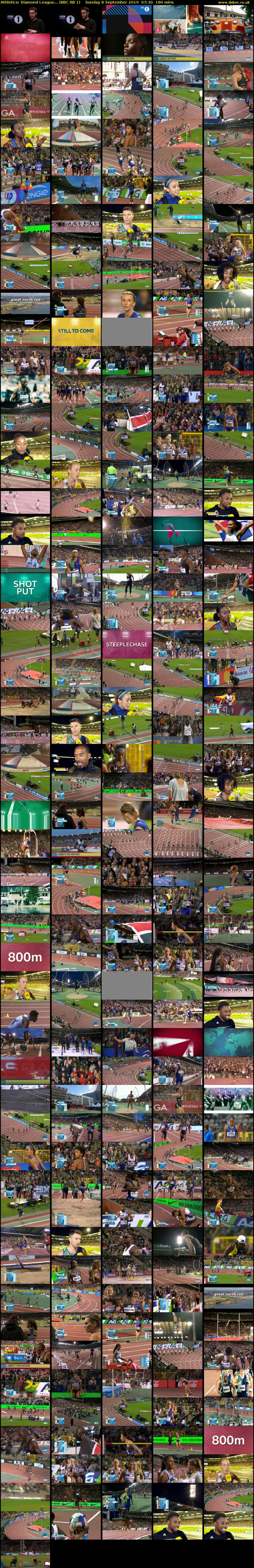 Athletics: Diamond League... (BBC RB 1) Sunday 8 September 2019 07:30 - 10:30