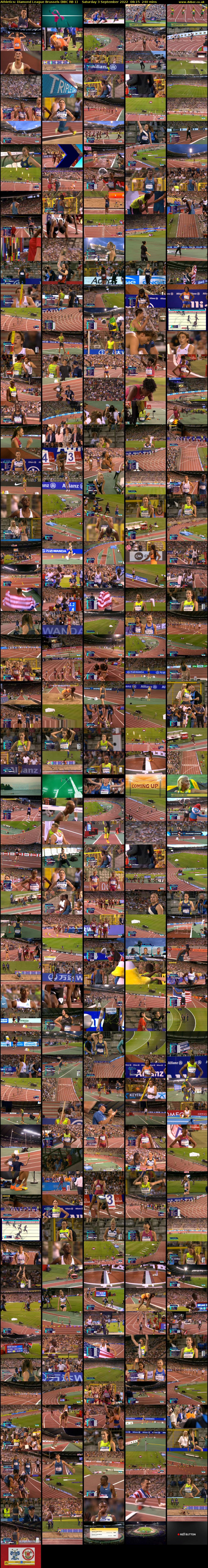 Athletics: Diamond League Brussels (BBC RB 1) Saturday 3 September 2022 08:15 - 12:15