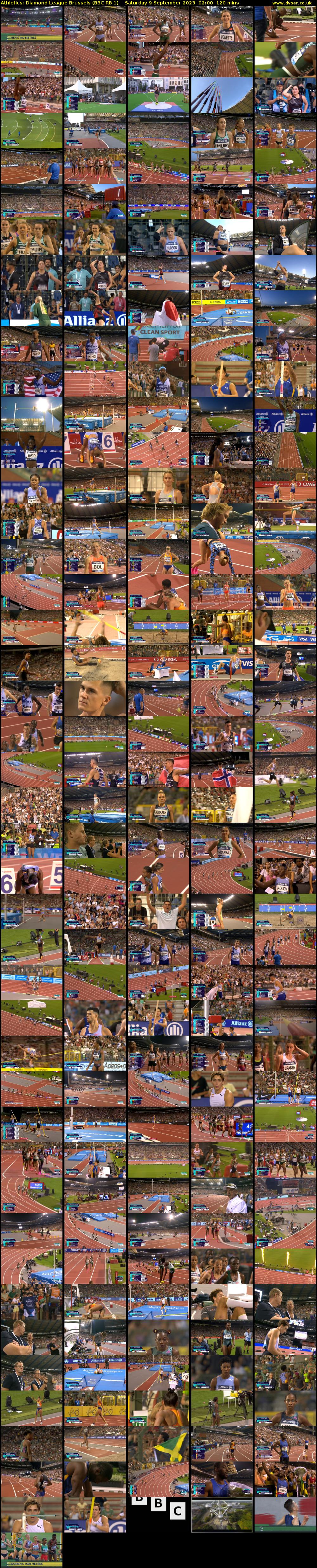 Athletics: Diamond League Brussels (BBC RB 1) Saturday 9 September 2023 02:00 - 04:00