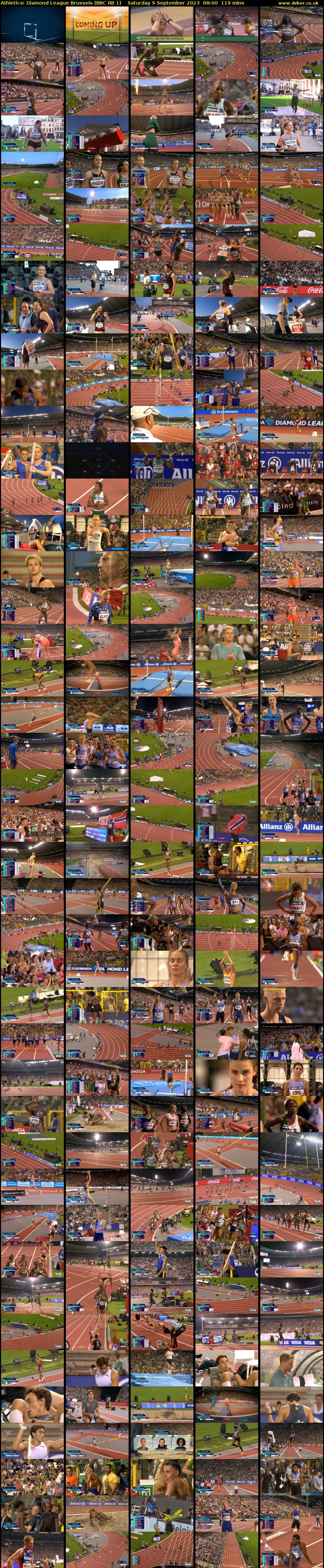 Athletics: Diamond League Brussels (BBC RB 1) Saturday 9 September 2023 08:00 - 09:59