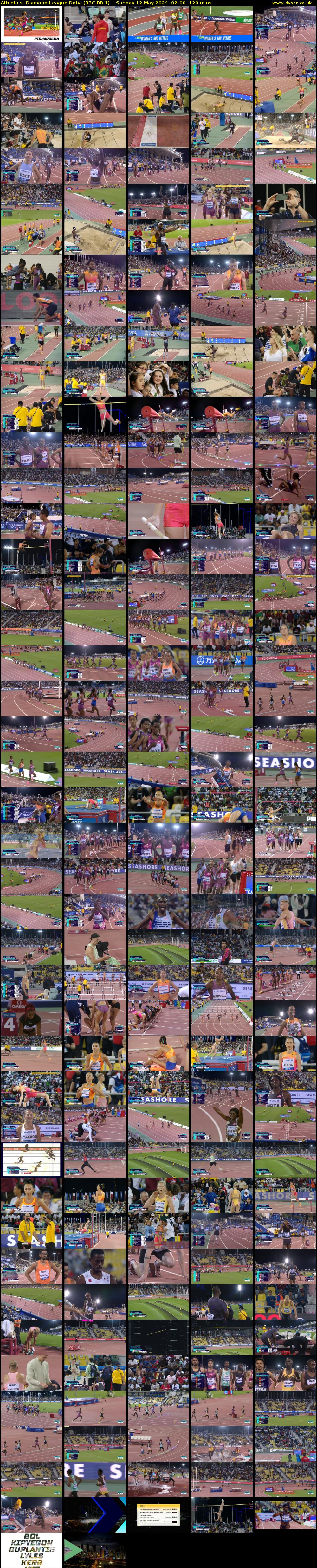 Athletics: Diamond League Doha (BBC RB 1) Sunday 12 May 2024 02:00 - 04:00