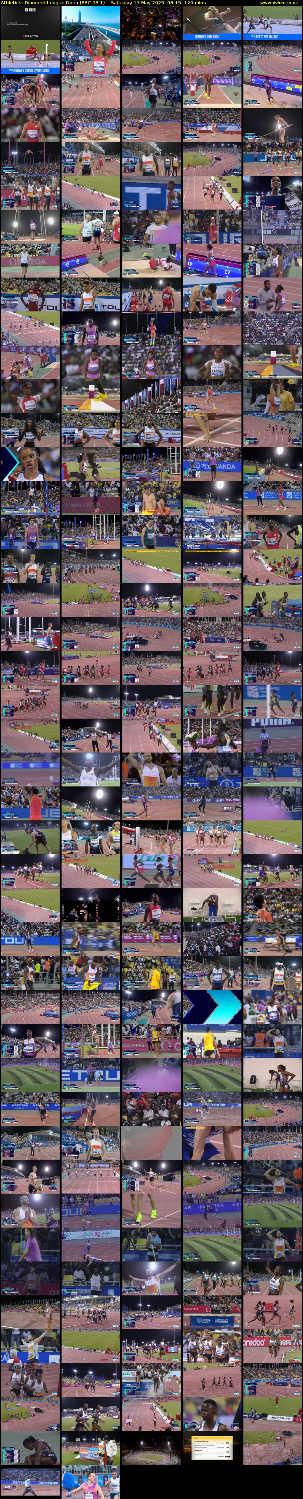 Athletics: Diamond League Doha (BBC RB 1) Saturday 17 May 2025 08:15 - 10:15