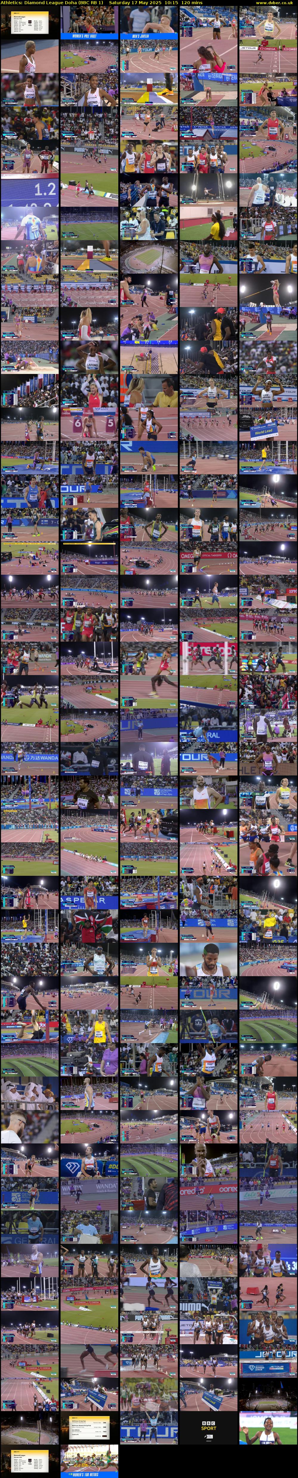 Athletics: Diamond League Doha (BBC RB 1) Saturday 17 May 2025 10:15 - 12:15
