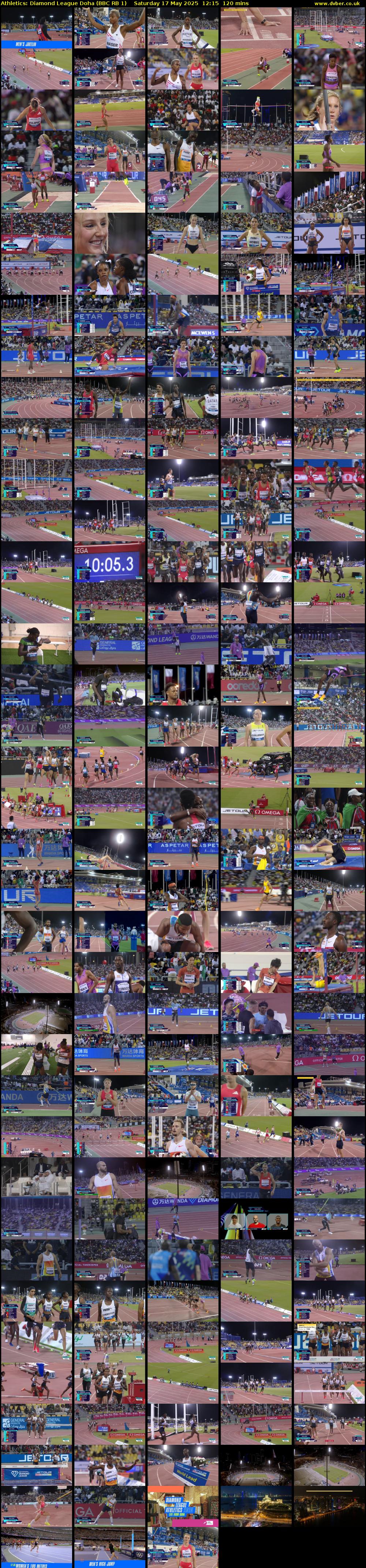 Athletics: Diamond League Doha (BBC RB 1) Saturday 17 May 2025 12:15 - 14:15