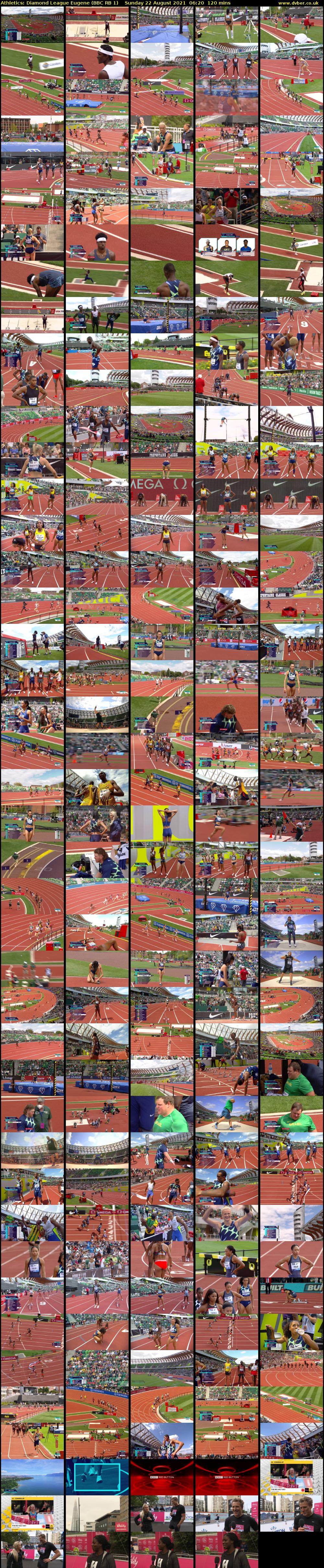 Athletics: Diamond League Eugene (BBC RB 1) Sunday 22 August 2021 06:20 - 08:20