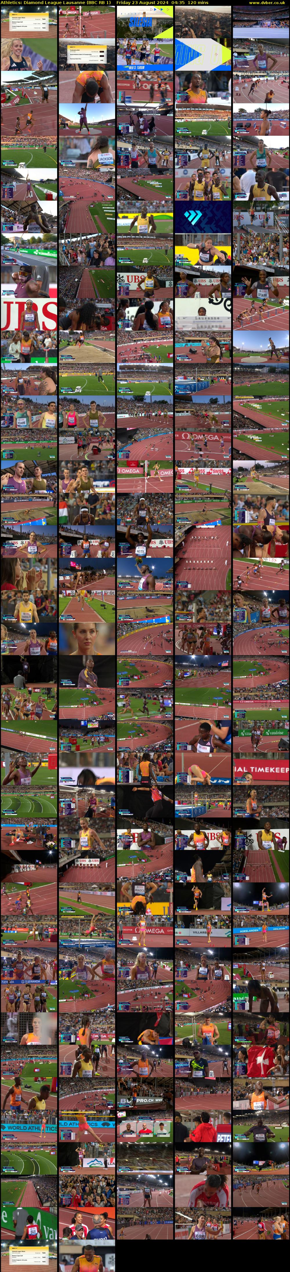 Athletics: Diamond League Lausanne (BBC RB 1) Friday 23 August 2024 04:35 - 06:35