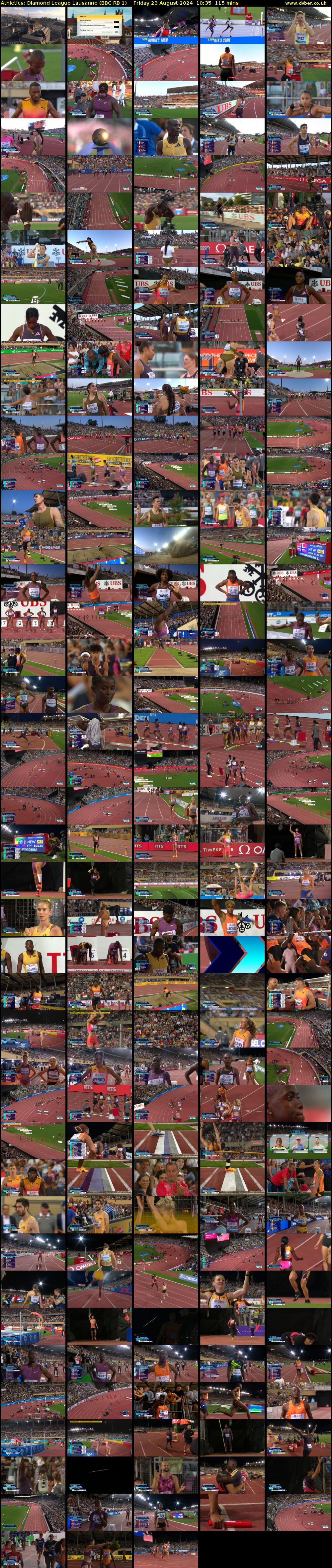 Athletics: Diamond League Lausanne (BBC RB 1) Friday 23 August 2024 10:35 - 12:30