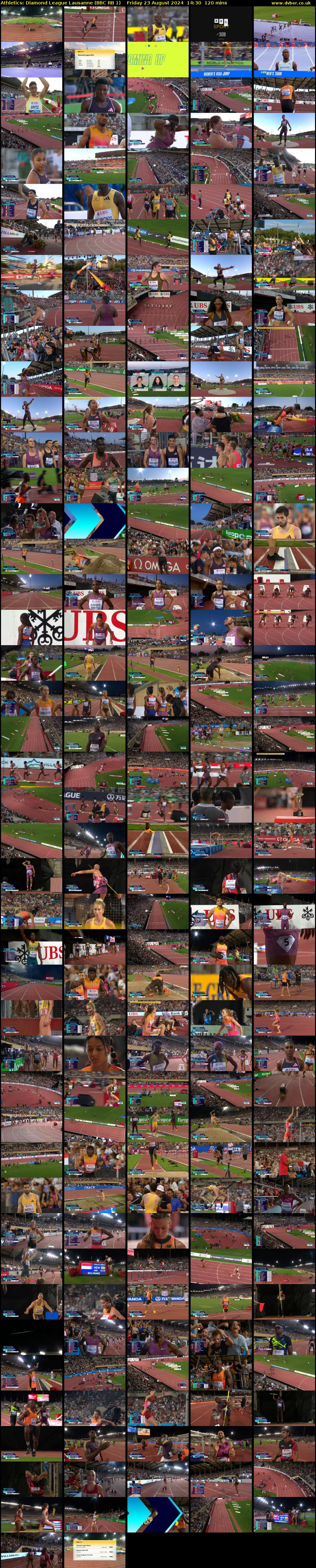 Athletics: Diamond League Lausanne (BBC RB 1) Friday 23 August 2024 14:30 - 16:30