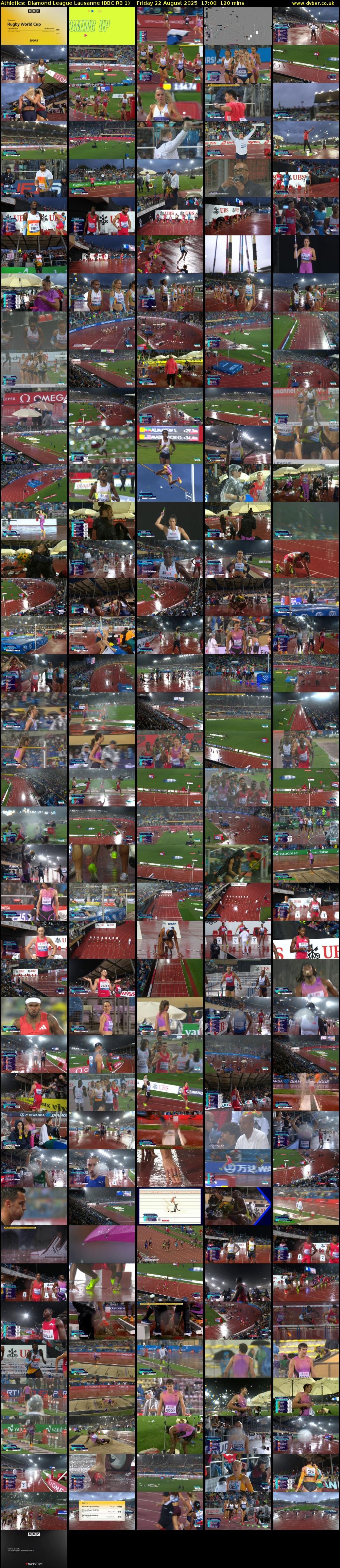 Athletics: Diamond League Lausanne (BBC RB 1) Friday 22 August 2025 17:00 - 19:00