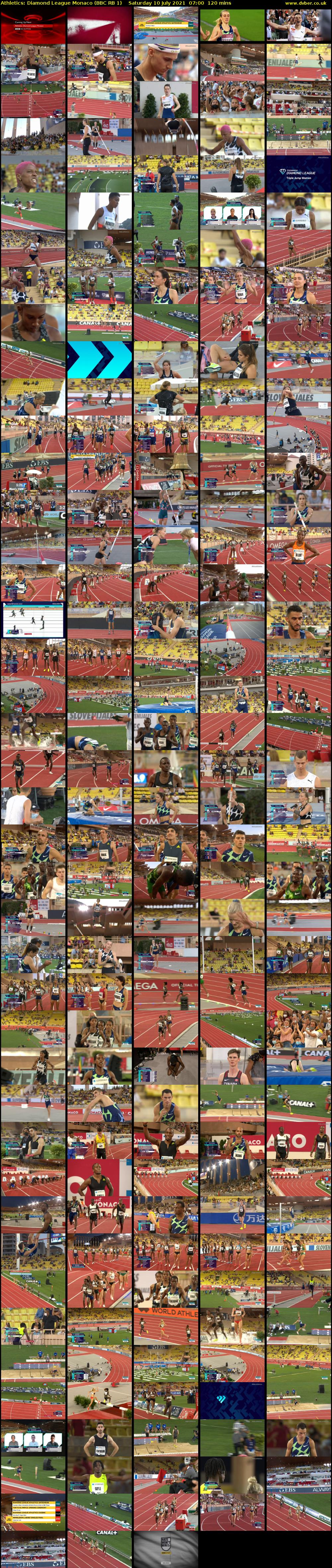 Athletics: Diamond League Monaco (BBC RB 1) Saturday 10 July 2021 07:00 - 09:00