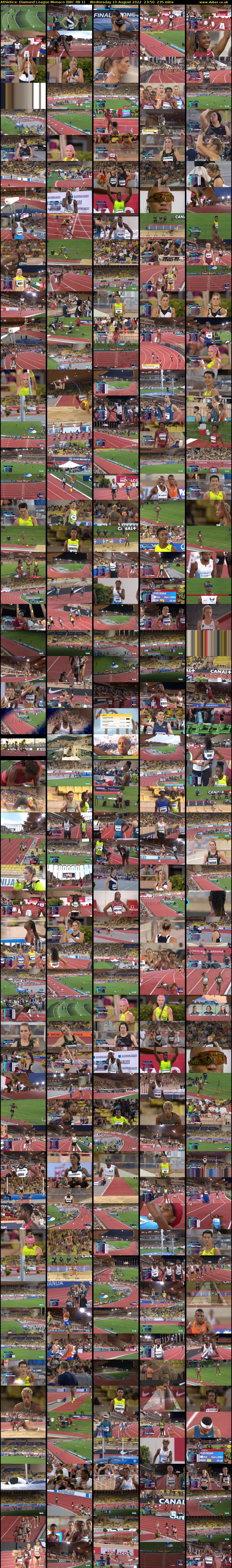 Athletics: Diamond League Monaco (BBC RB 1) Wednesday 10 August 2022 23:50 - 03:45