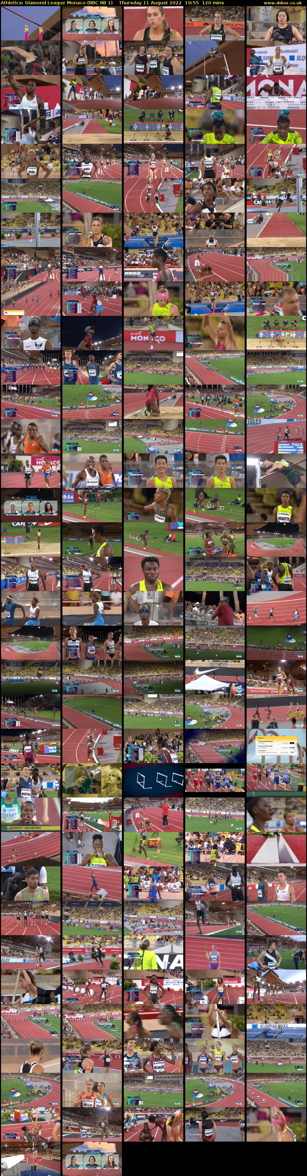 Athletics: Diamond League Monaco (BBC RB 1) Thursday 11 August 2022 19:55 - 21:55