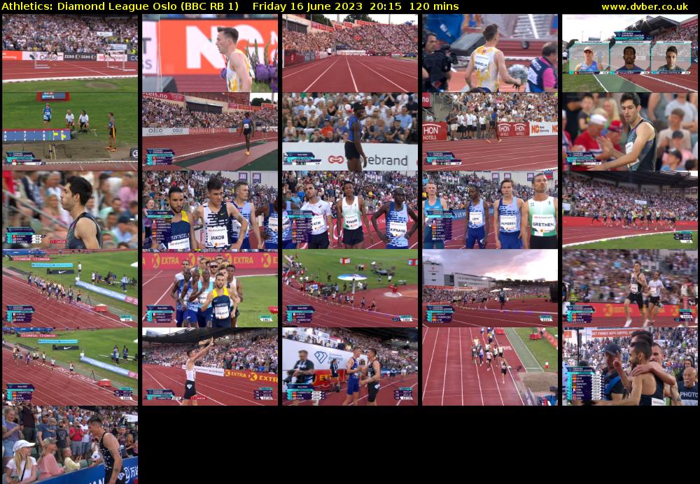 Athletics: Diamond League Oslo (BBC RB 1) Friday 16 June 2023 20:15 - 22:15