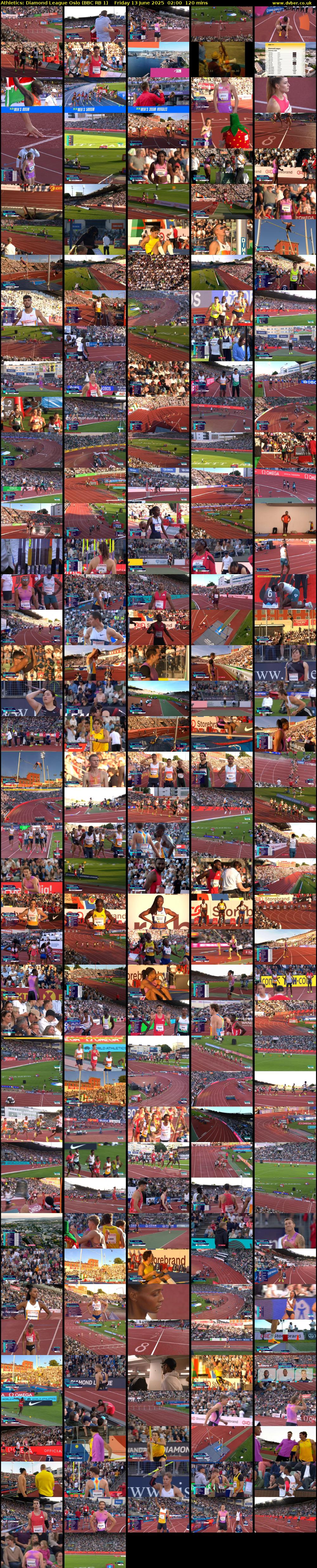 Athletics: Diamond League Oslo (BBC RB 1) Friday 13 June 2025 02:00 - 04:00