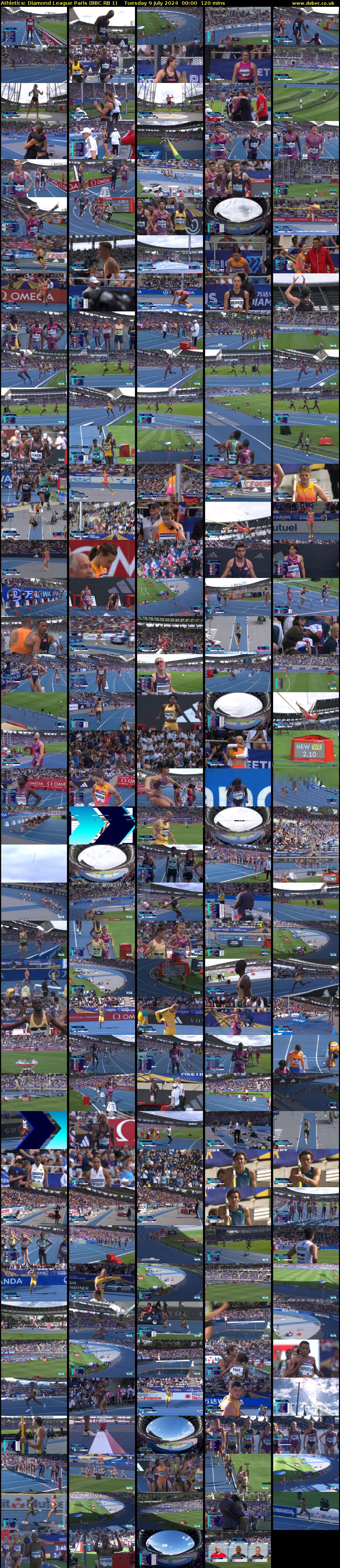 Athletics: Diamond League Paris (BBC RB 1) Tuesday 9 July 2024 00:00 - 02:00