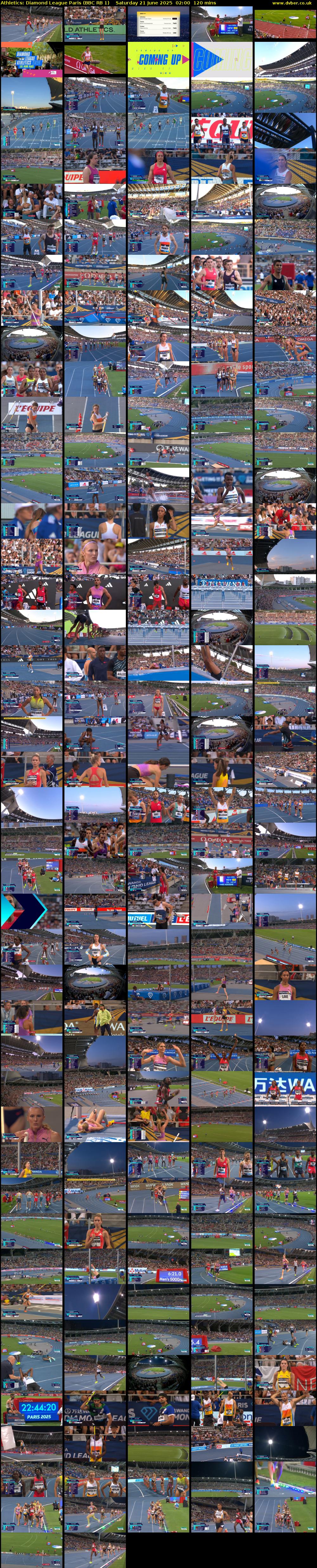 Athletics: Diamond League Paris (BBC RB 1) Saturday 21 June 2025 02:00 - 04:00