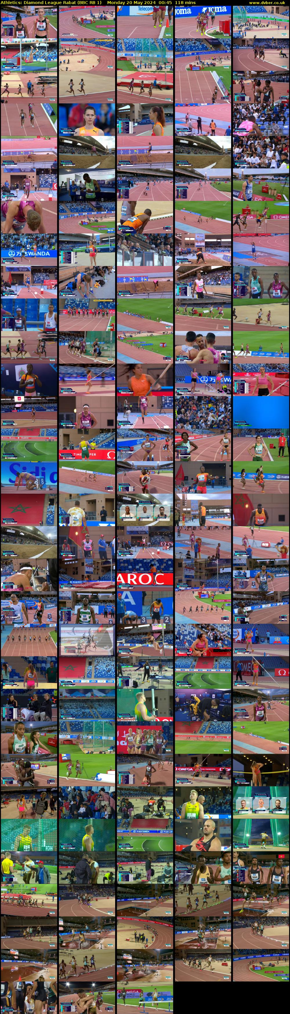 Athletics: Diamond League Rabat (BBC RB 1) Monday 20 May 2024 00:45 - 02:43