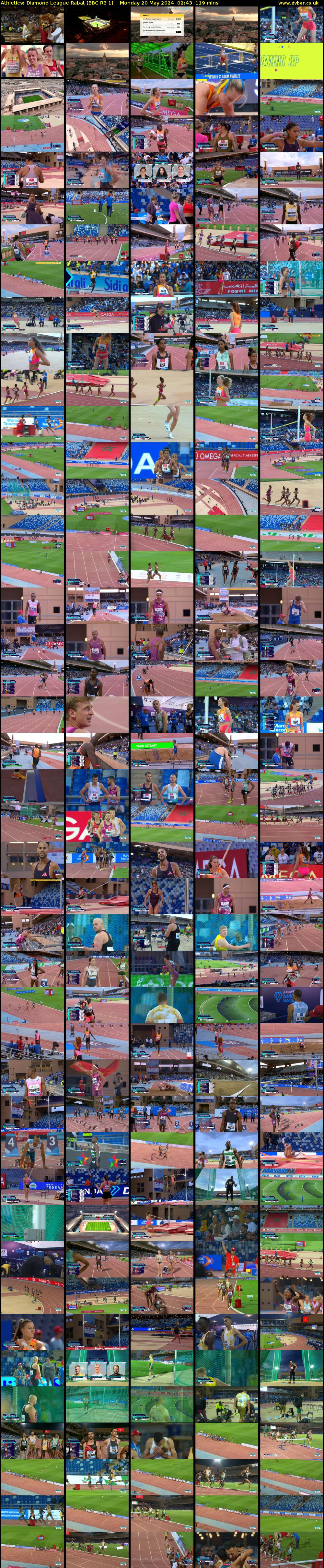 Athletics: Diamond League Rabat (BBC RB 1) Monday 20 May 2024 02:43 - 04:42