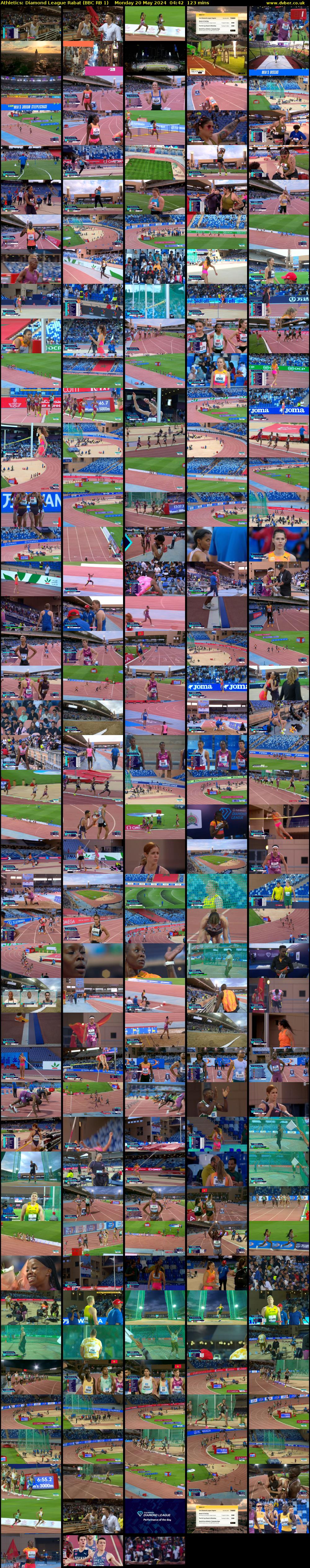 Athletics: Diamond League Rabat (BBC RB 1) Monday 20 May 2024 04:42 - 06:45