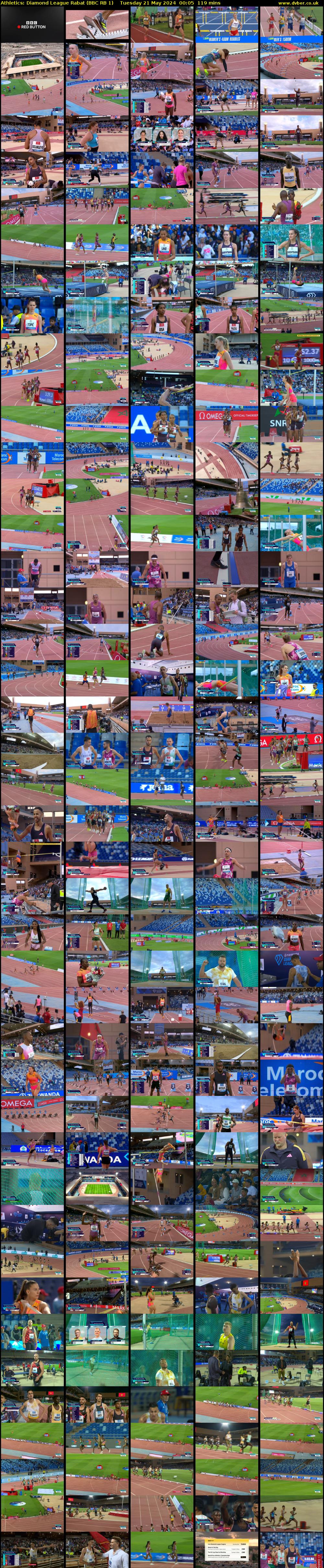 Athletics: Diamond League Rabat (BBC RB 1) Tuesday 21 May 2024 00:05 - 02:04