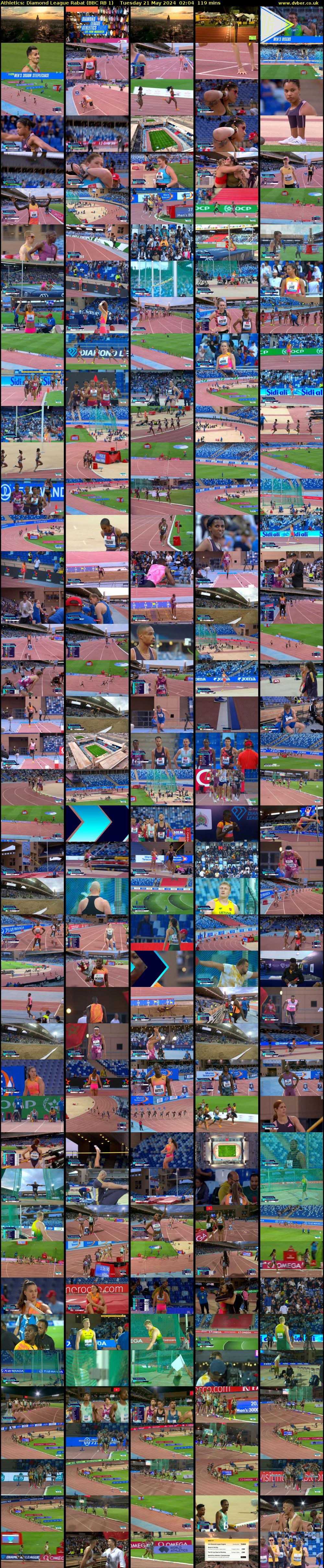 Athletics: Diamond League Rabat (BBC RB 1) Tuesday 21 May 2024 02:04 - 04:03