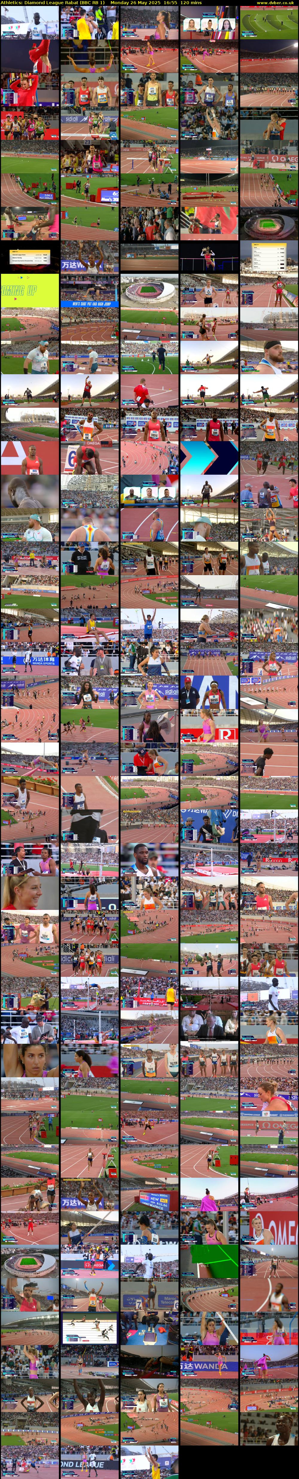 Athletics: Diamond League Rabat (BBC RB 1) Monday 26 May 2025 16:55 - 18:55