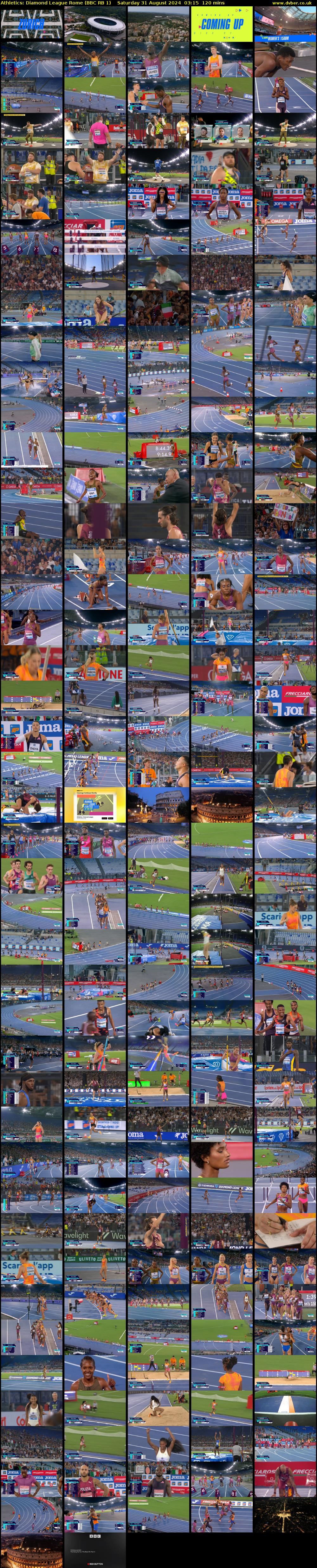 Athletics: Diamond League Rome (BBC RB 1) Saturday 31 August 2024 03:15 - 05:15