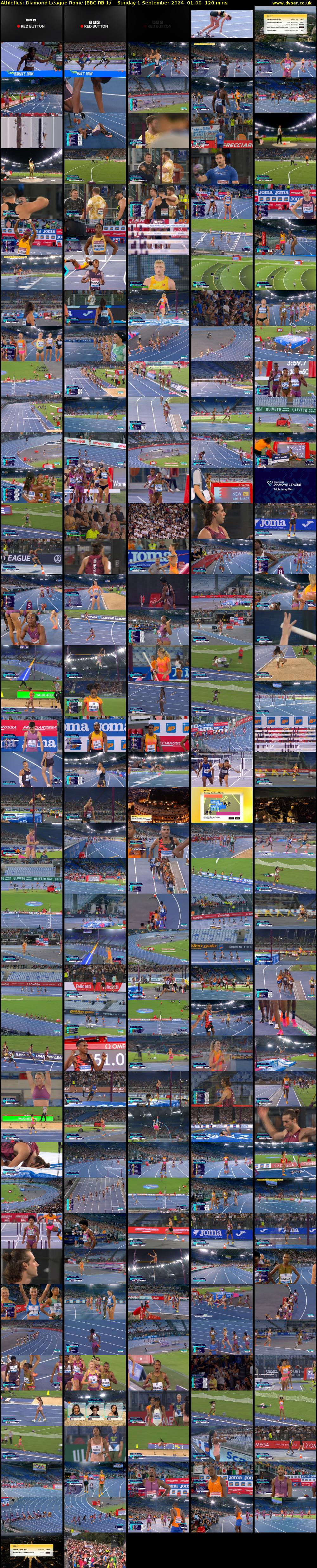 Athletics: Diamond League Rome (BBC RB 1) Sunday 1 September 2024 01:00 - 03:00