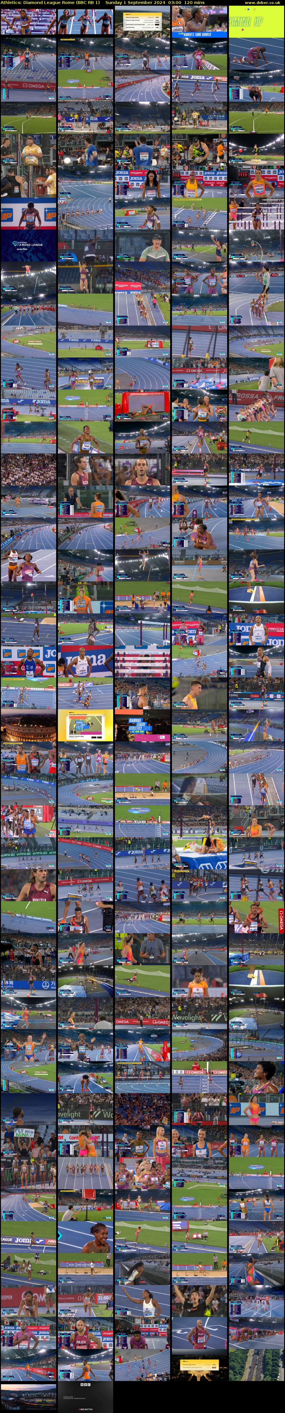 Athletics: Diamond League Rome (BBC RB 1) Sunday 1 September 2024 03:00 - 05:00