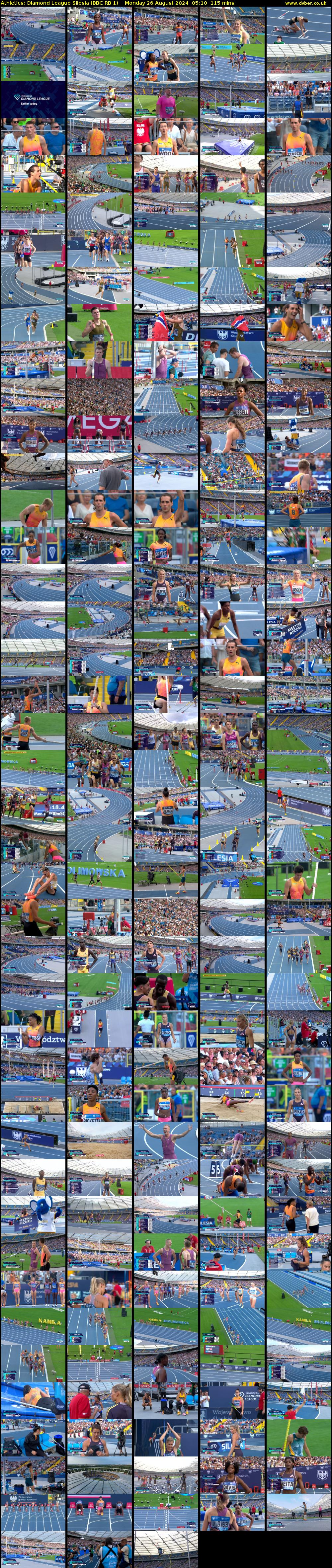 Athletics: Diamond League Silesia (BBC RB 1) Monday 26 August 2024 05:10 - 07:05