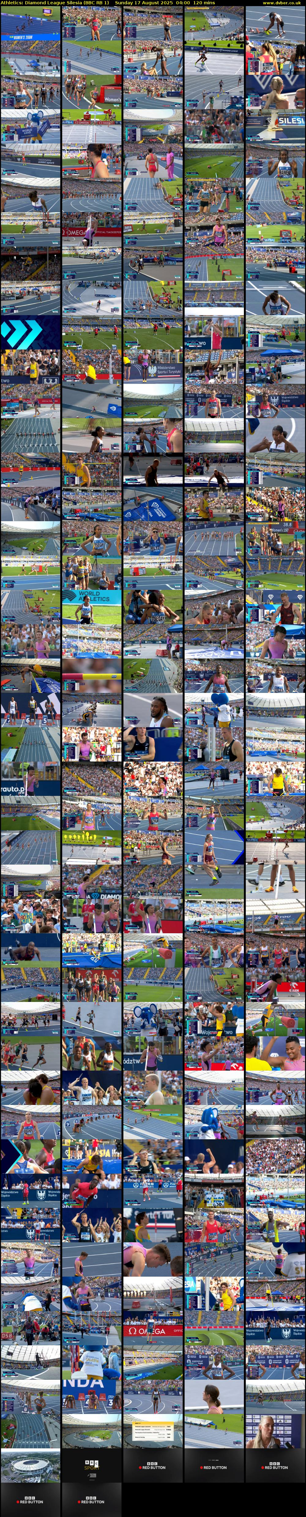 Athletics: Diamond League Silesia (BBC RB 1) Sunday 17 August 2025 04:00 - 06:00