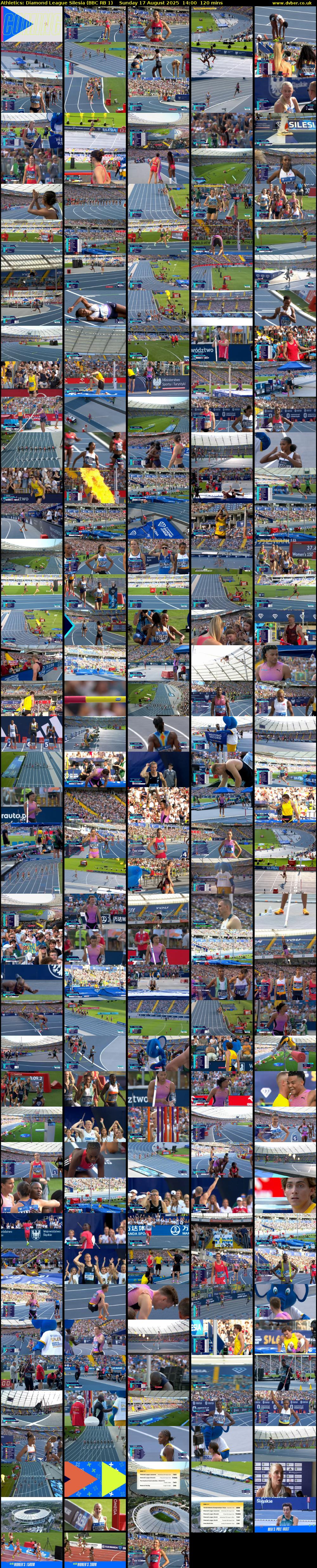 Athletics: Diamond League Silesia (BBC RB 1) Sunday 17 August 2025 14:00 - 16:00