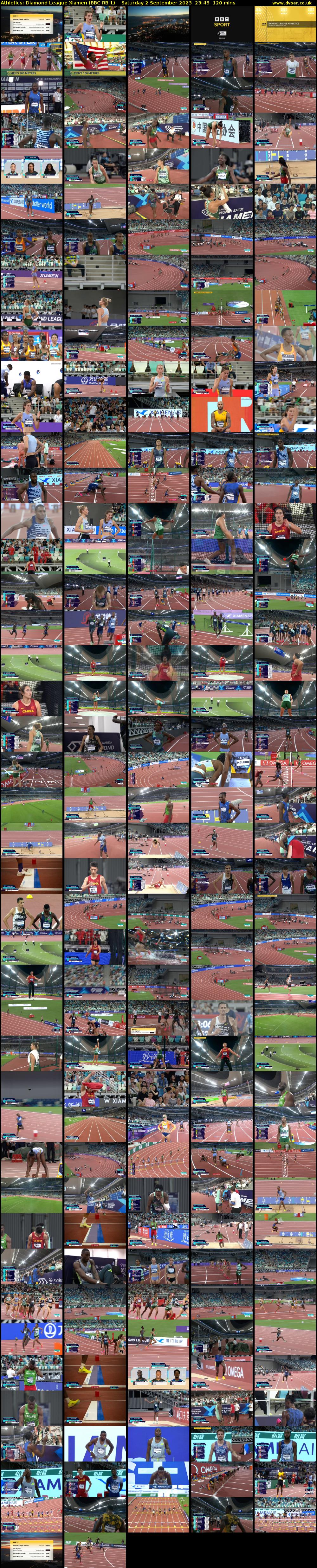 Athletics: Diamond League Xiamen (BBC RB 1) Saturday 2 September 2023 23:45 - 01:45