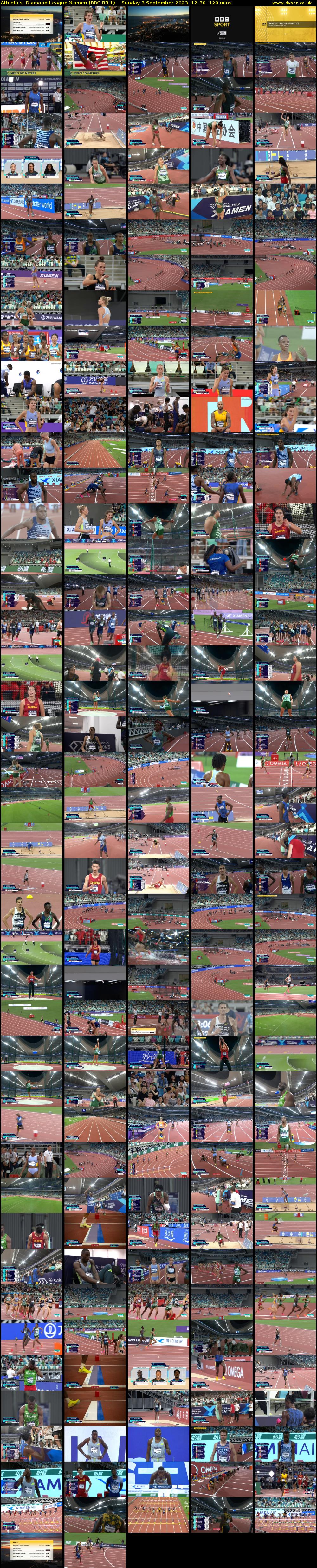 Athletics: Diamond League Xiamen (BBC RB 1) Sunday 3 September 2023 12:30 - 14:30