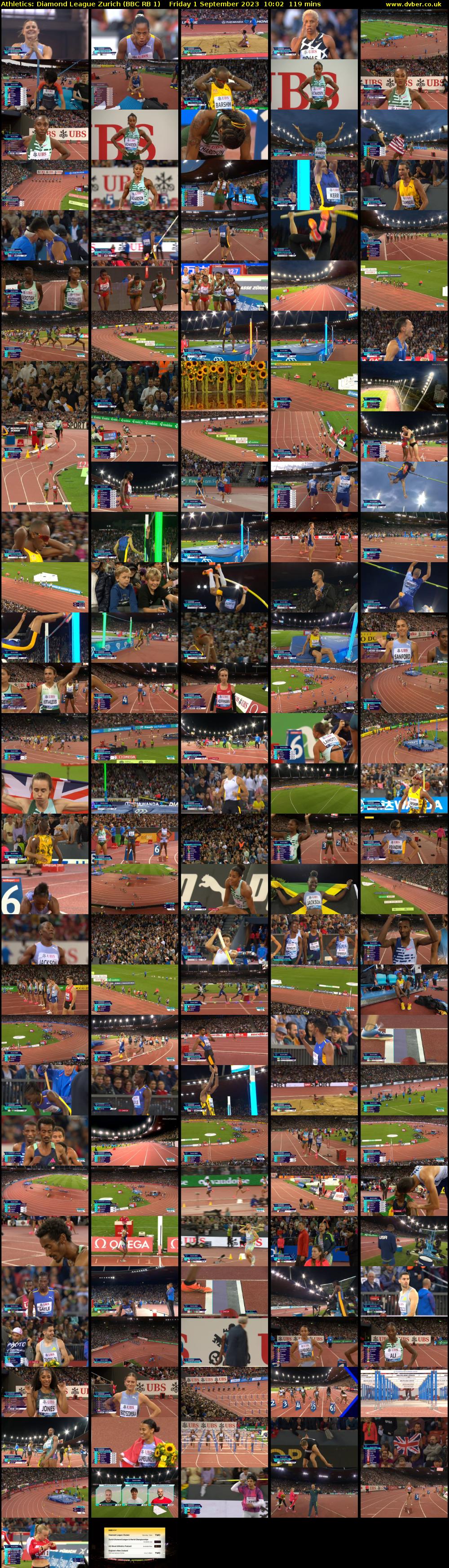 Athletics: Diamond League Zurich (BBC RB 1) Friday 1 September 2023 10:02 - 12:01