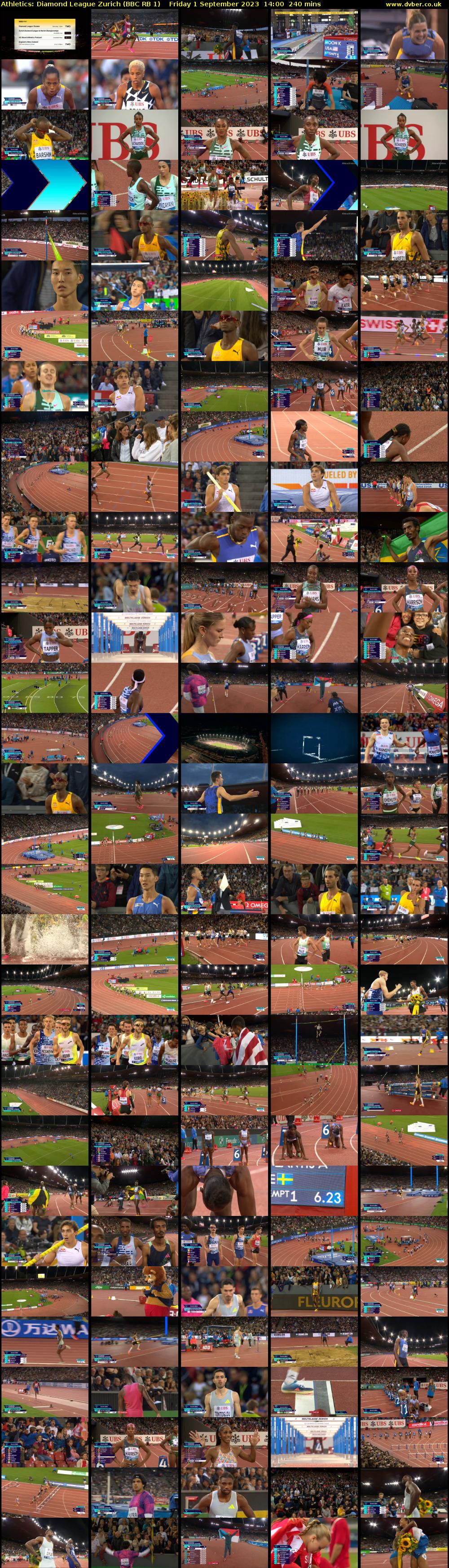 Athletics: Diamond League Zurich (BBC RB 1) Friday 1 September 2023 14:00 - 18:00