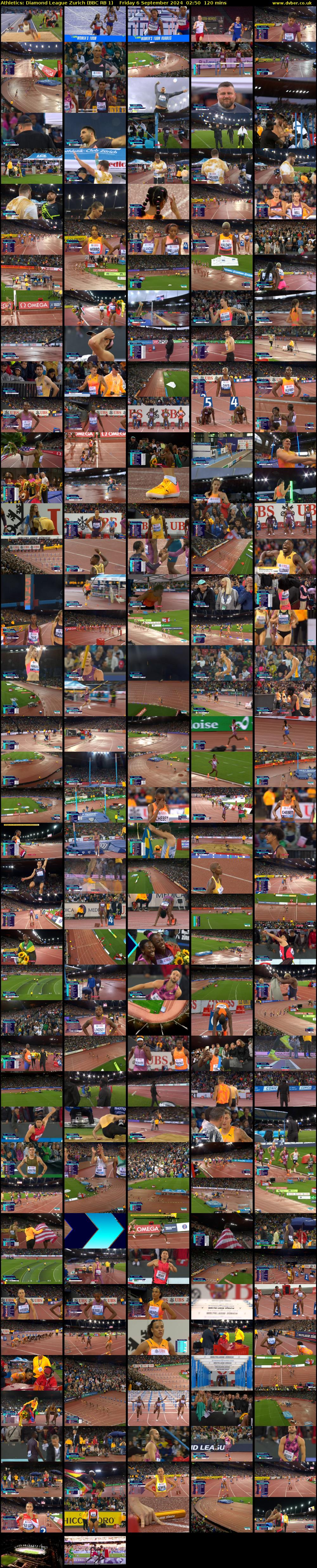 Athletics: Diamond League Zurich (BBC RB 1) Friday 6 September 2024 02:50 - 04:50