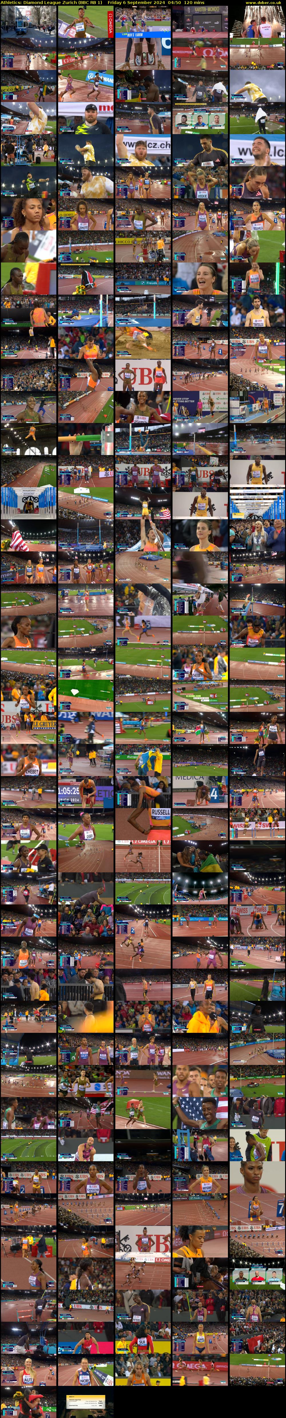Athletics: Diamond League Zurich (BBC RB 1) Friday 6 September 2024 04:50 - 06:50