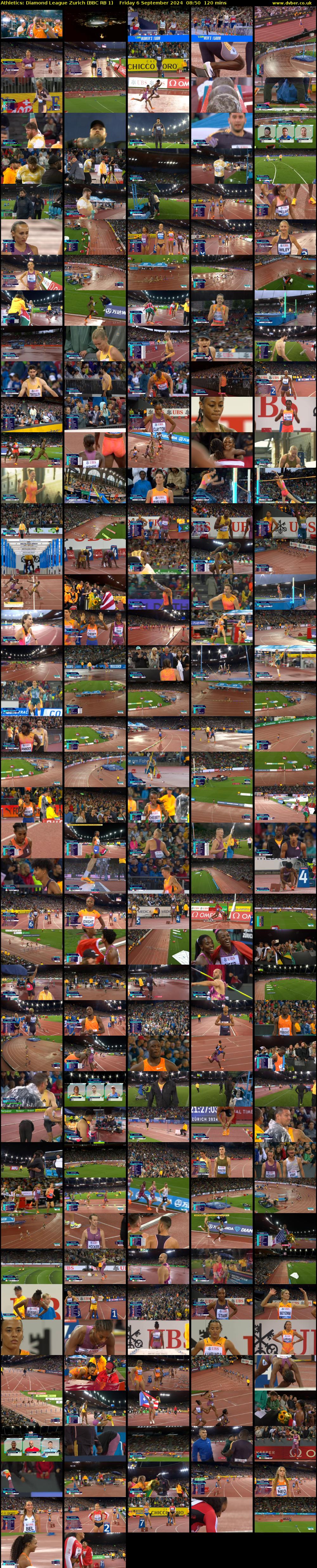 Athletics: Diamond League Zurich (BBC RB 1) Friday 6 September 2024 08:50 - 10:50